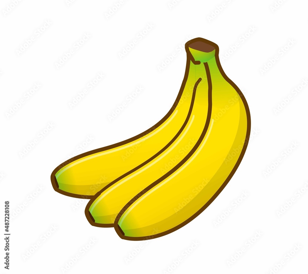 新鮮な美味しいバナナ