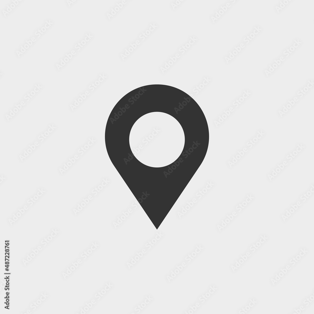 Location vector icon illustration sign Location vector icon illustration sign