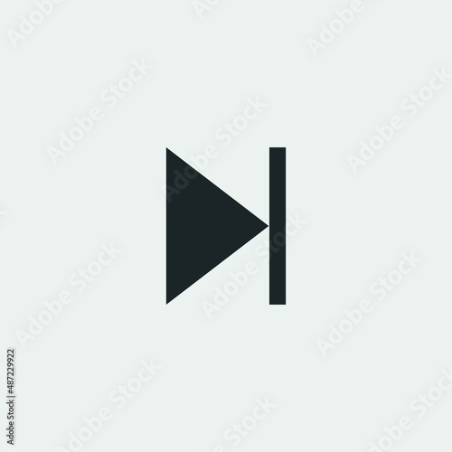 Free Download Skip vector icon illustration sign - GFXLoad