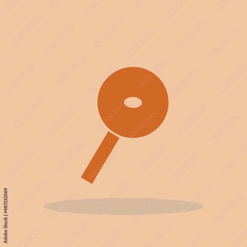 Zoom out vector icon illustration sign Zoom out vector icon illustration sign