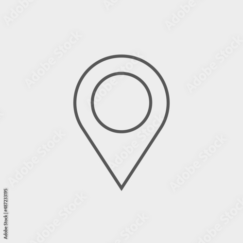 Free Download Location vector icon illustration sign - GFXLoad