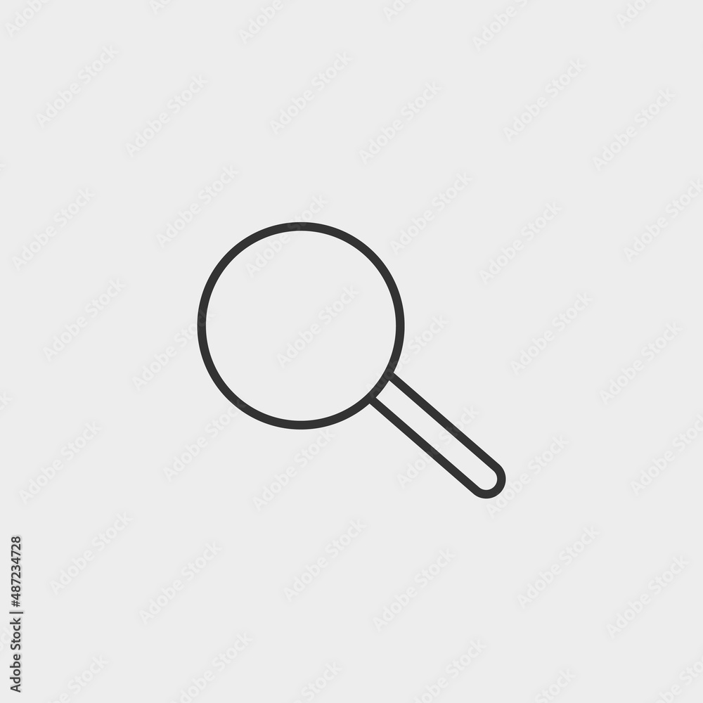 Search vector icon illustration sign Search vector icon illustration sign