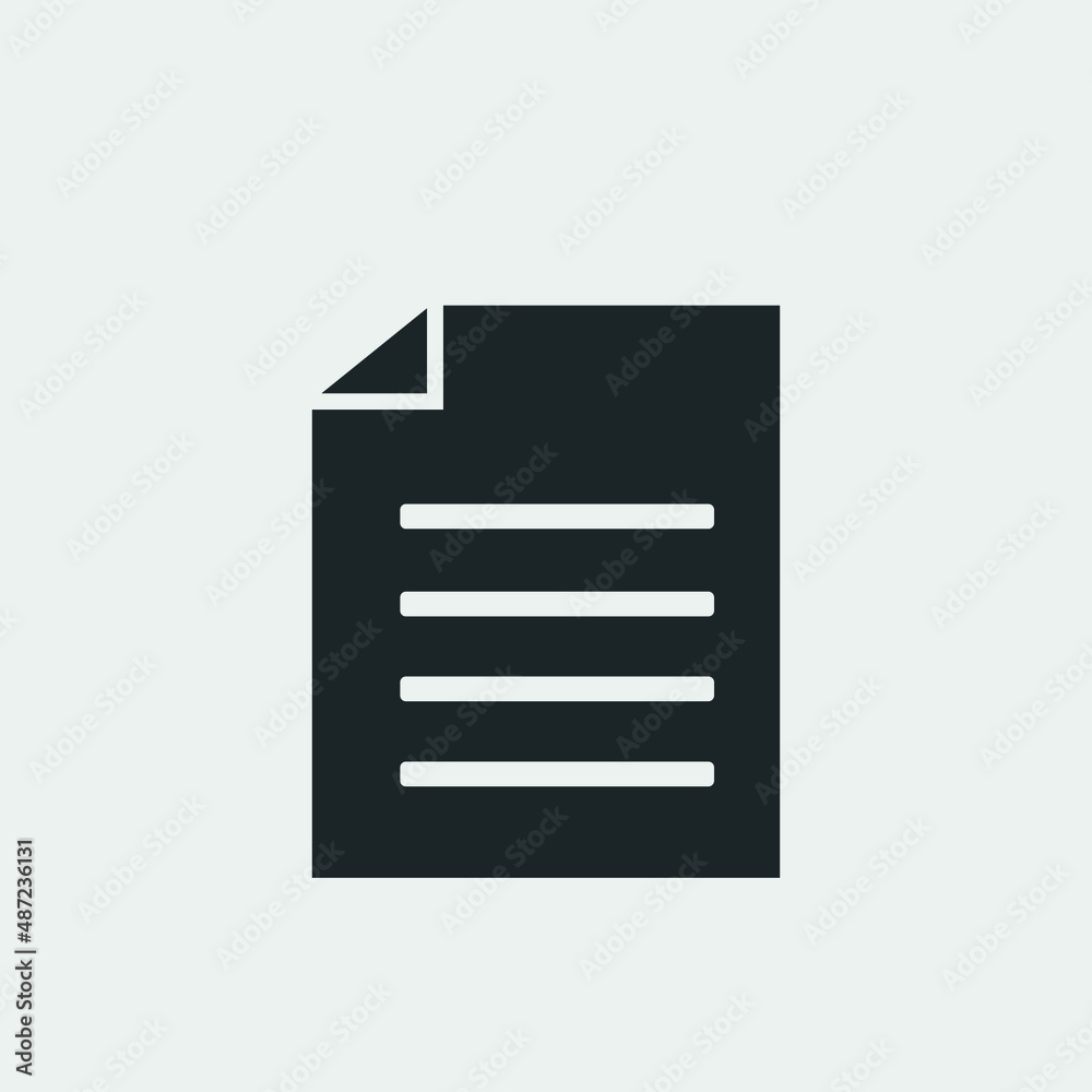 File vector icon illustration sign File vector icon illustration sign
