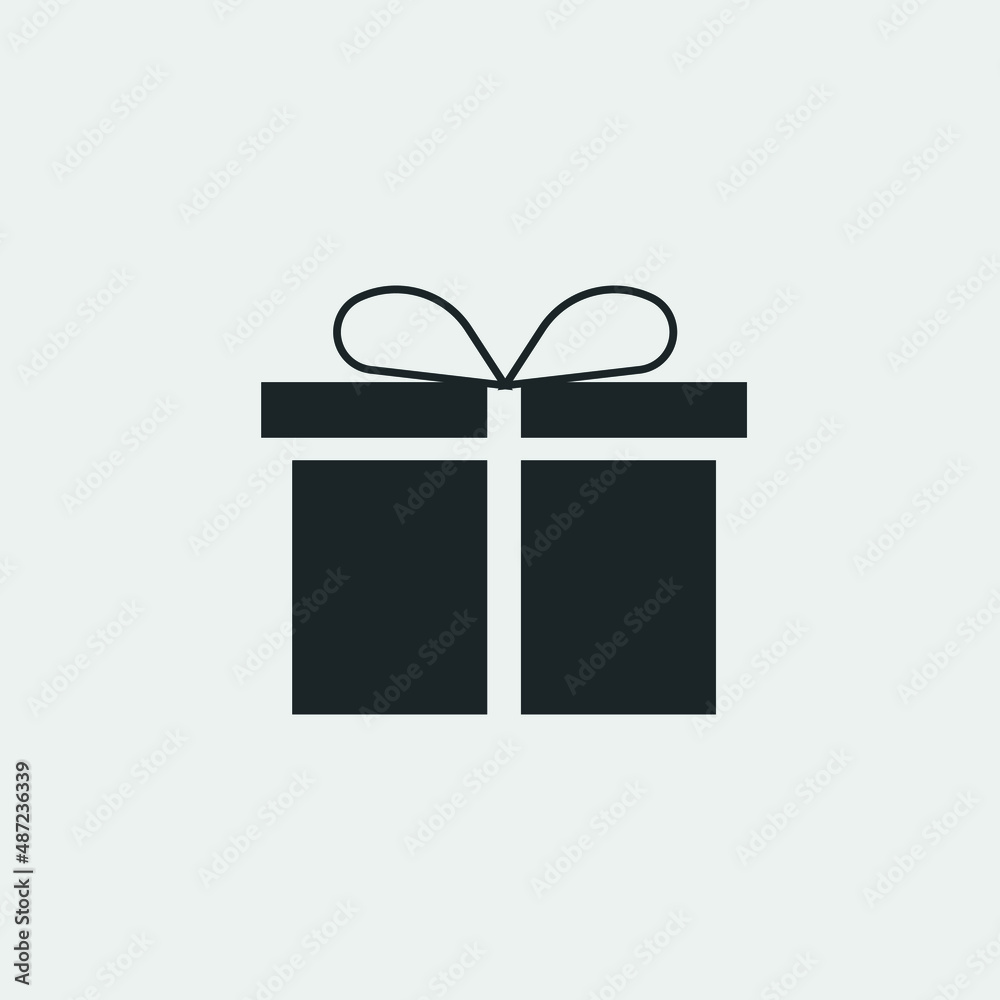 Gift vector icon illustration sign