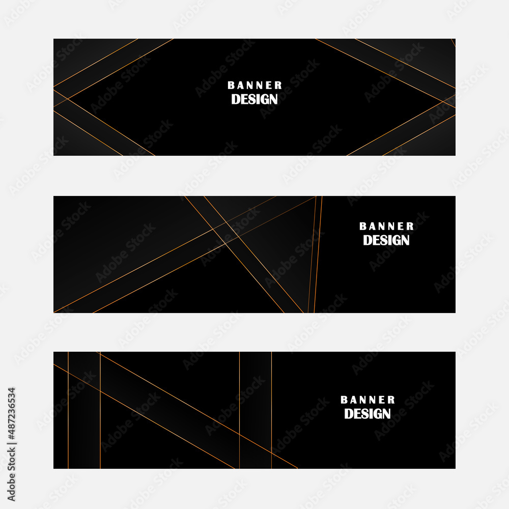 Set of banner background Set of banner background