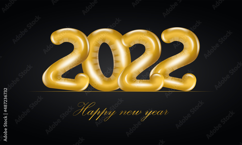 Happy new year template with glowing text Vector Happy new year template with glowing text Vector