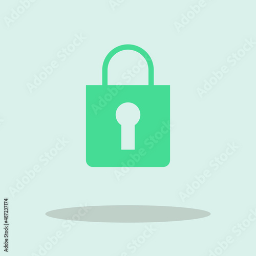 Lockpad vector icon illustration sign