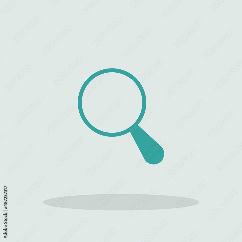 Magnifier search vector icon illustration sign Magnifier search vector icon illustration sign