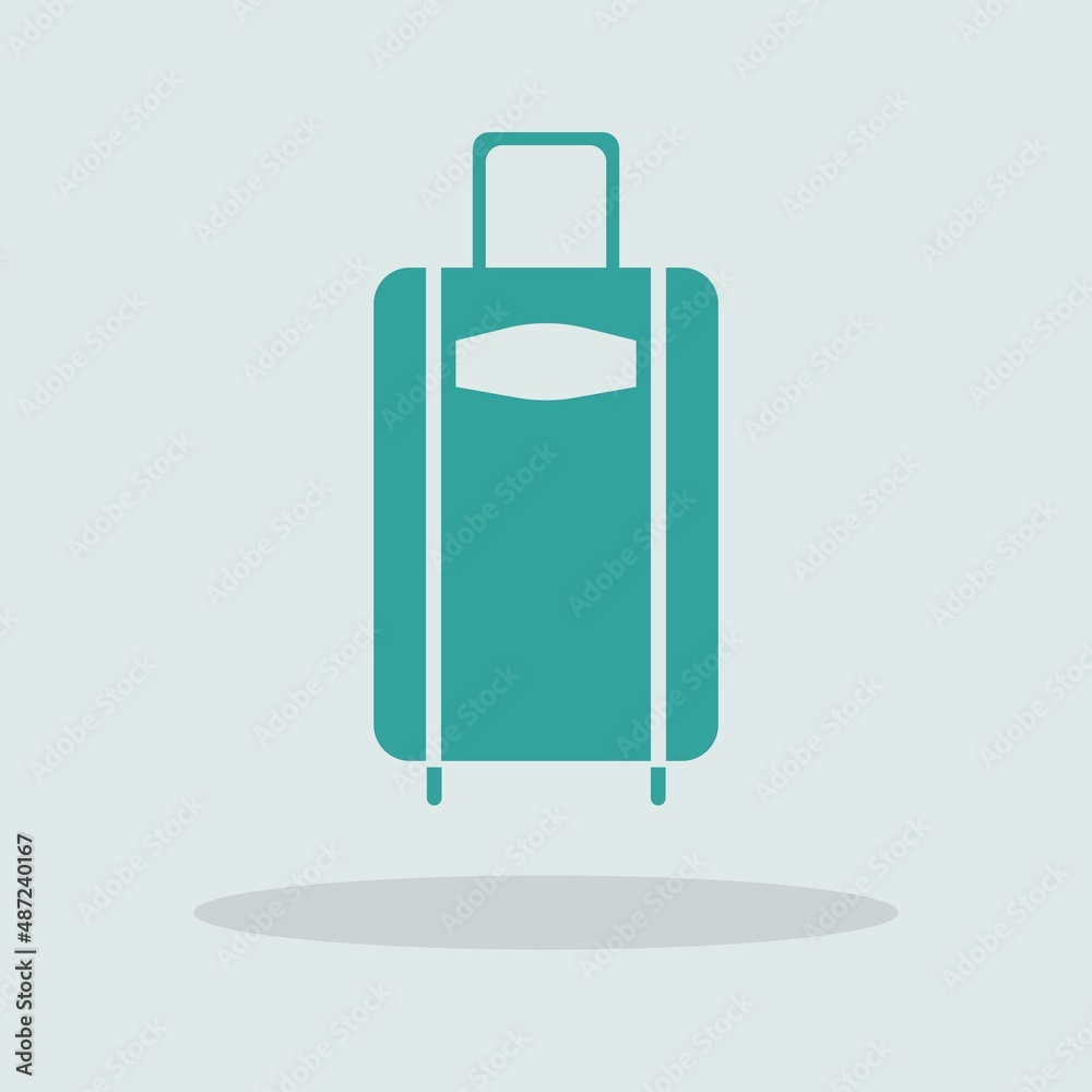 Travel bag vector icon illustration sign Travel bag vector icon illustration sign