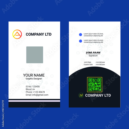 Creative ID Card Design Template