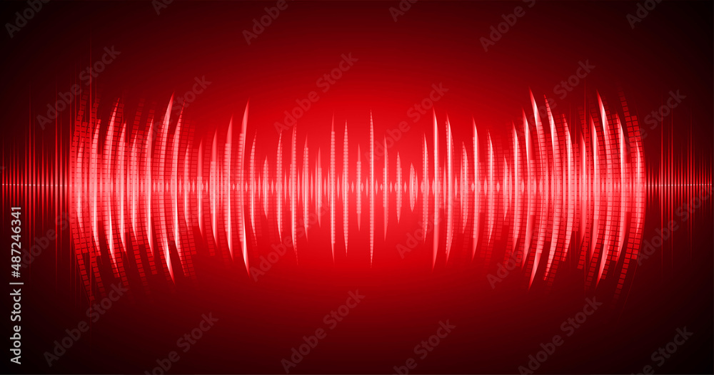 Sound waves oscillating dark light Sound waves oscillating dark light