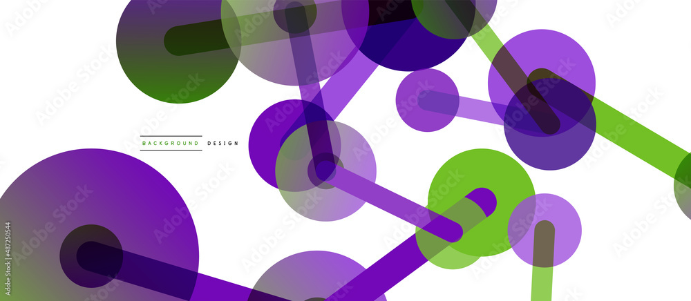 Line points connections geometric abstract background. Circles connected by lines. Trendy techno business template for wallpaper, banner, background or landing Line points connections geometric abstract background. Circles connected by lines. Trendy techno business template for wallpaper, banner, background or landing