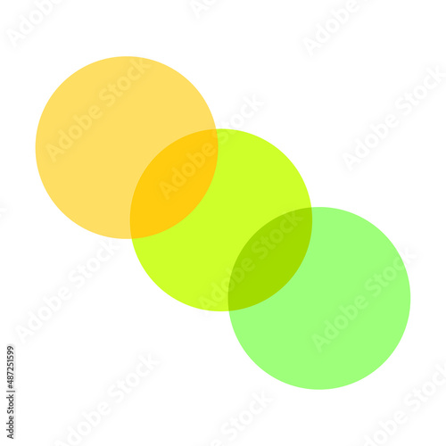 Color theory circle. Marketing concept. Business circle. Business infographic. Vector illustration. stock image. 