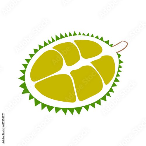 Durian icon. fruit sign. vector illustration