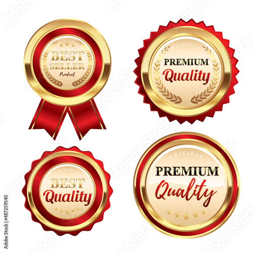 Sales business promotion gold labels 