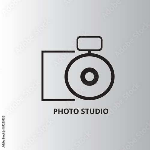 Logo for photography studio Free Vector