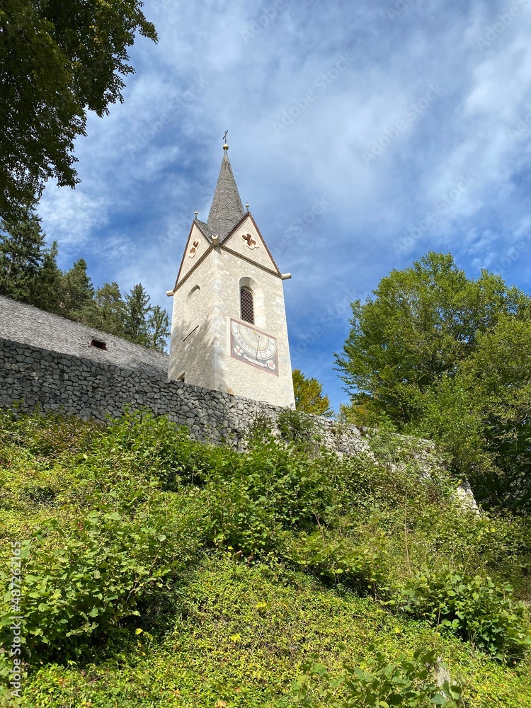 St. Georgenberg Kirche Maria unter der Linde bei Stans Fiecht Vomp im Bezirk Schwaz Karwendel Tirol Österreich