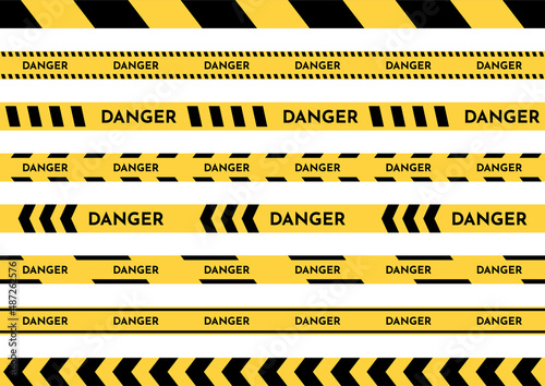 DANGER　シームレス工事テープ　セット	
