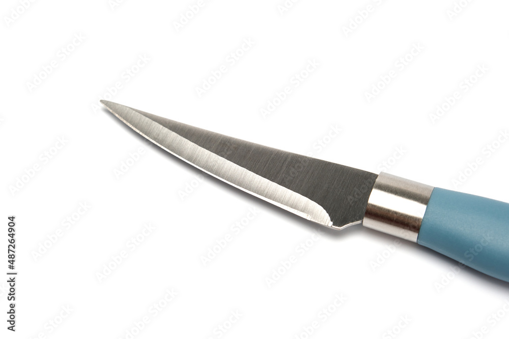 kitchen knife for fruits and vegetables isolate on white background kitchen knife for fruits and vegetables isolate on white background