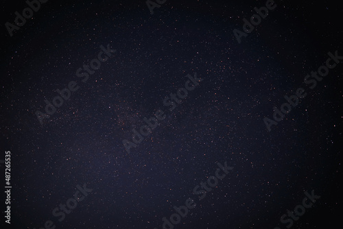 Obraz na plátne Night sky. Stars and galaxies in the sky at dusk.