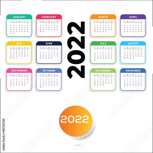 Calendar 2022 Illustration