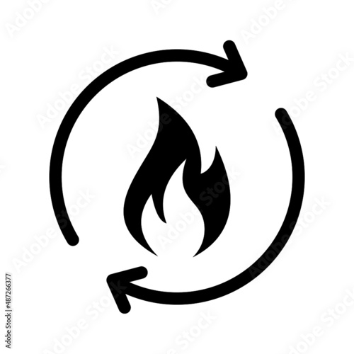 Metabolism flat style icon