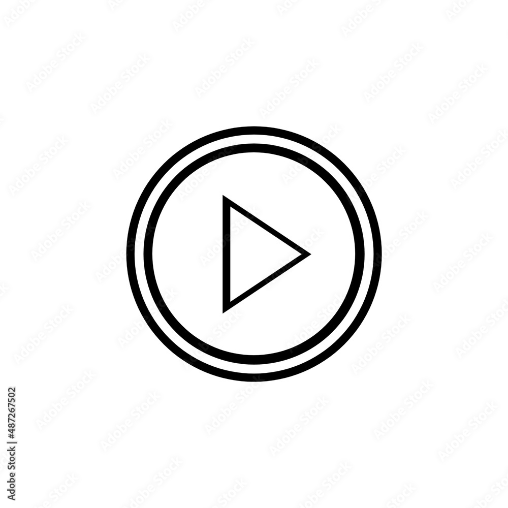 play icon button icon web white background play icon button icon web white background