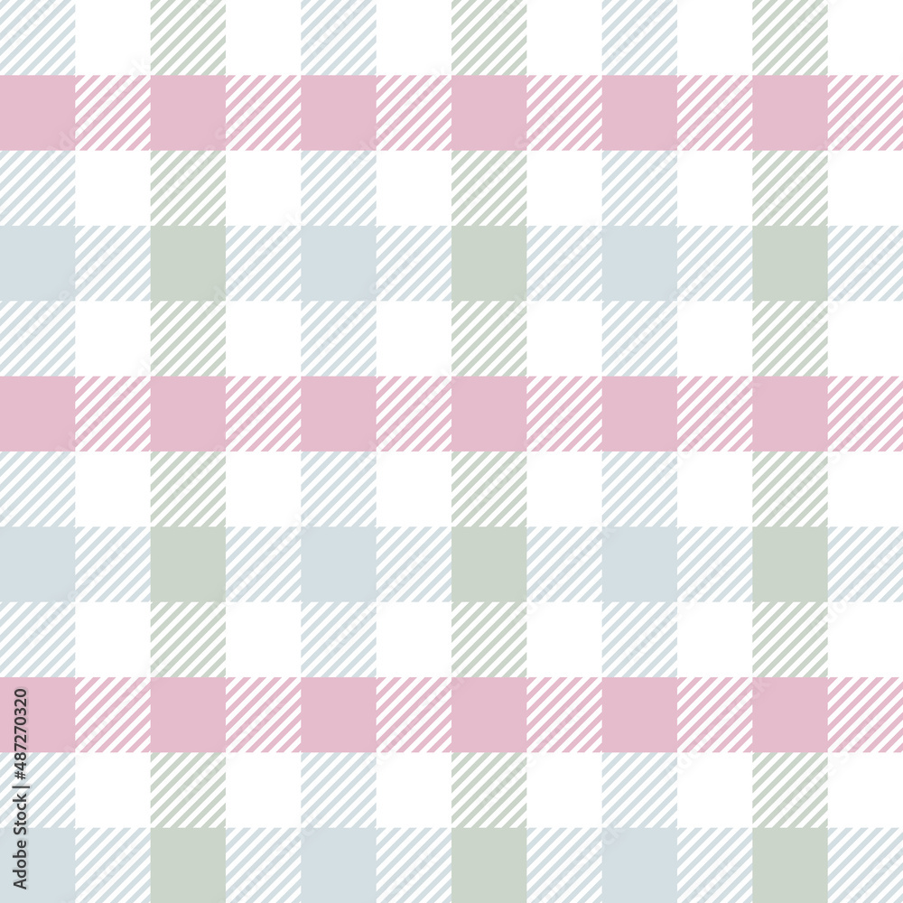 Small check pattern. Plaid plaids in Scottish. Seamless pastel backgrounds for tablecloth, dress, skirt, napkin or other textile design.
Small check pattern. Plaid plaids in Scottish. Seamless pastel backgrounds for tablecloth, dress, skirt, napkin or other textile design.