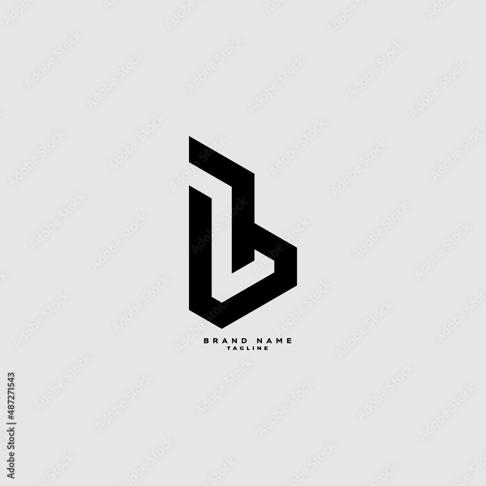LB abstract Alphabet initial Letter Monogram Icon Logo vector illustration LB abstract Alphabet initial Letter Monogram Icon Logo vector illustration