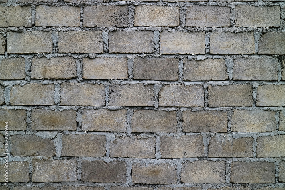 Obraz premium Grunge old brick wall texture background.