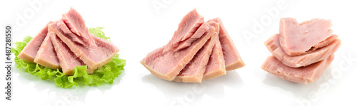 Bilde på lerret Tuna fish isolated