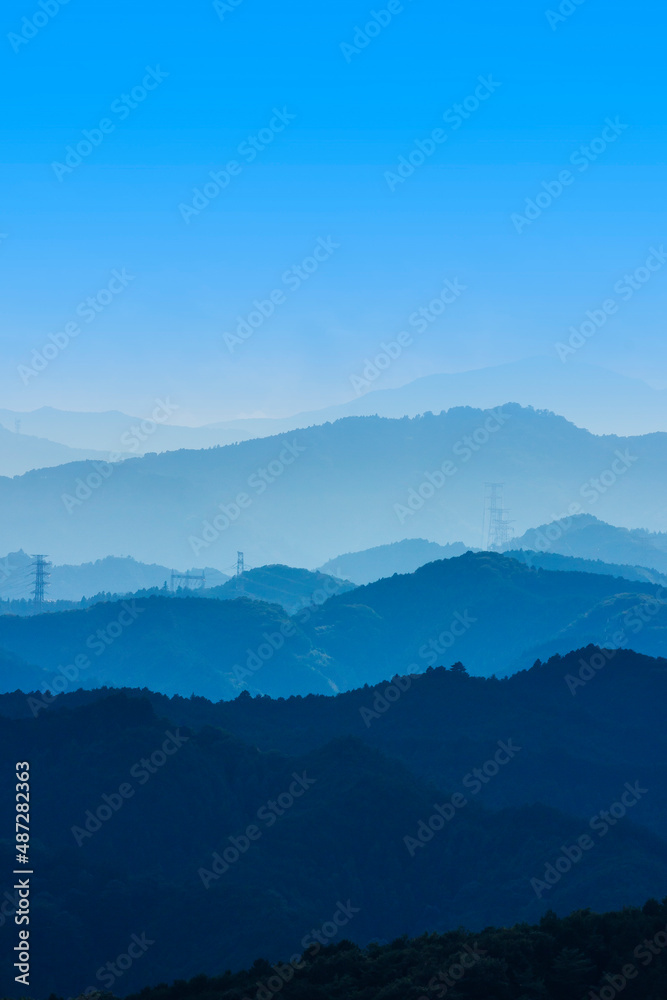 山 風景 自然 グラデーション 山脈 山並み 山 風景 自然 グラデーション 山脈 山並み