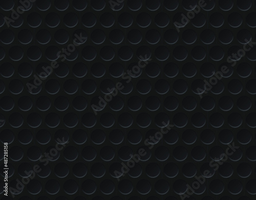Vector gray abstract background, seamless perforated pattern as texture © Irina