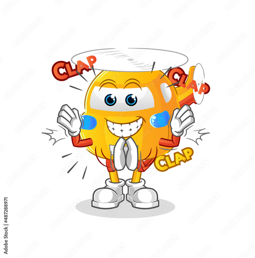 helicopter applause illustration. character vector helicopter applause illustration. character vector