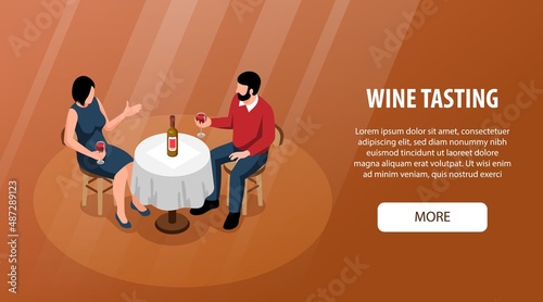 Wine Isometric Composition