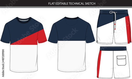 Casual technical wear vector file