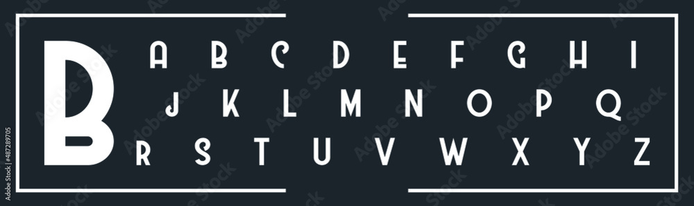B Luxury Minimal style alphabet fonts . Modern abstract vector typeface letters. Tech lines font typography logo design B Luxury Minimal style alphabet fonts . Modern abstract vector typeface letters. Tech lines font typography logo design