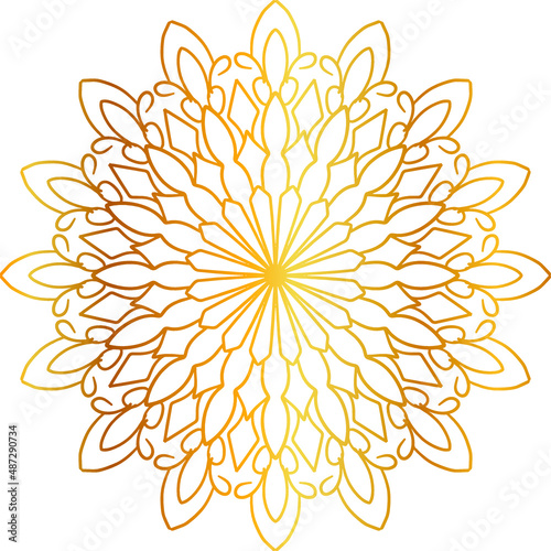 Mandala artwork with royal and vintage design  background and pattern