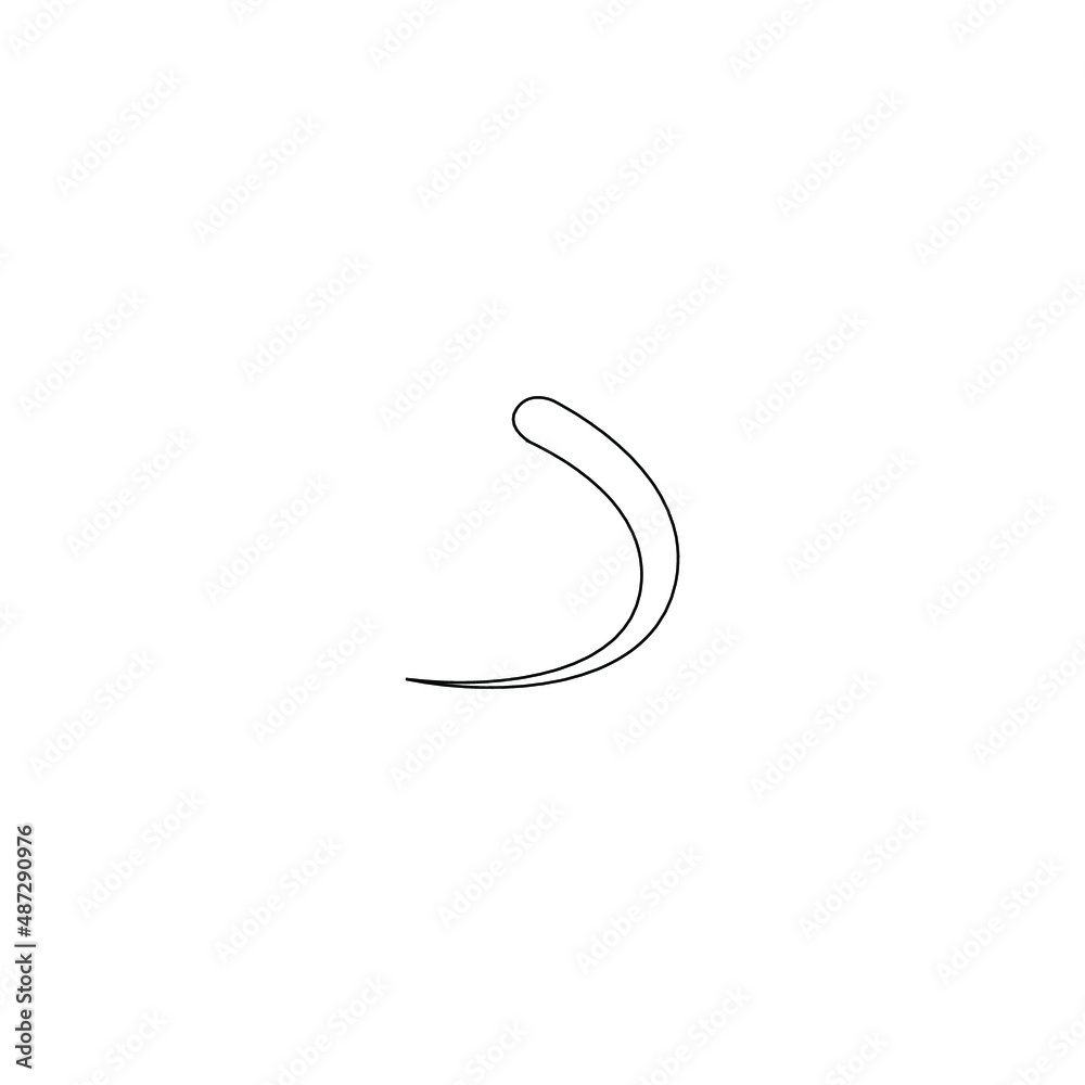 arabic letters vector illustration image