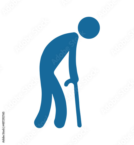 Symbol Priority toilet. Logo on Priority toilet. Disable Passenger Elderly passenger