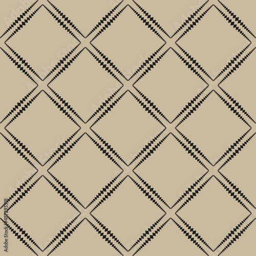 Ornament of rhombuses on a ...