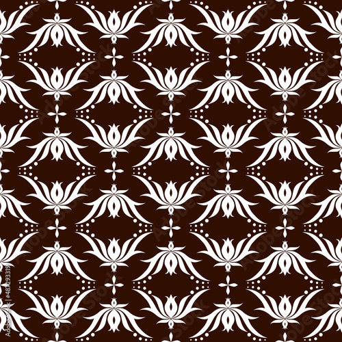 Seamless pattern with flora...
