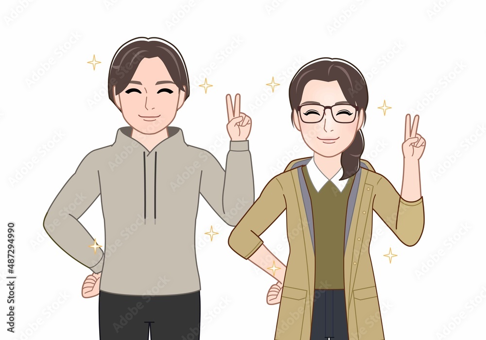 若い夫婦