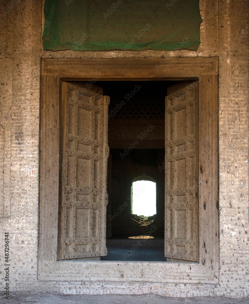 door of an old building