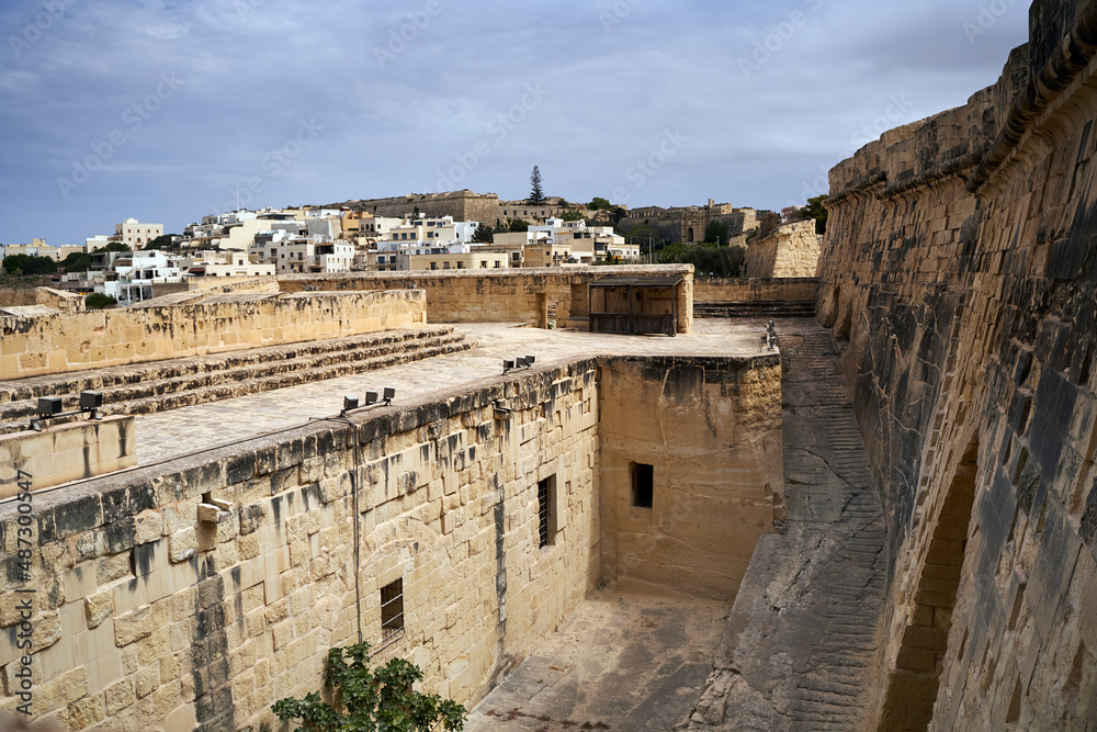 view of the old town Valletta Malta