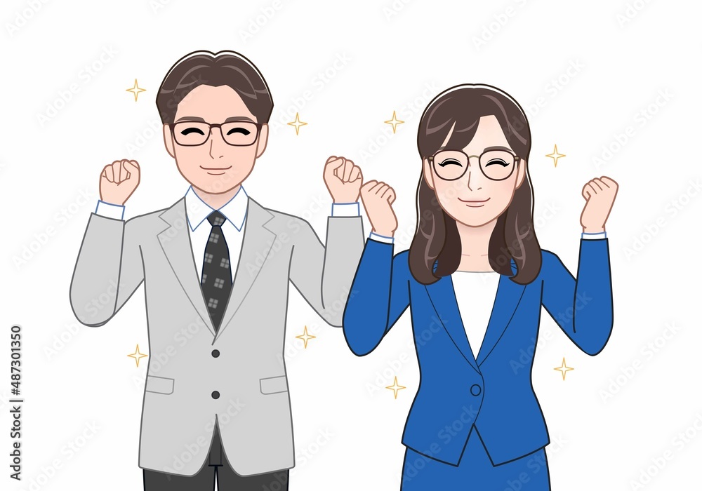 会社の社員の男女