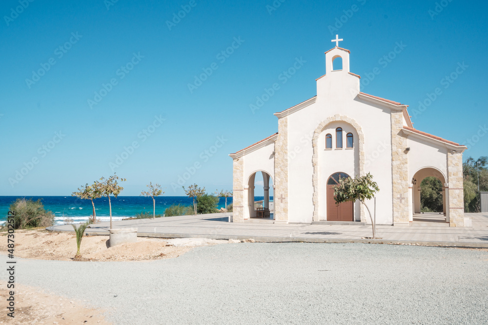 Christian church by the sea