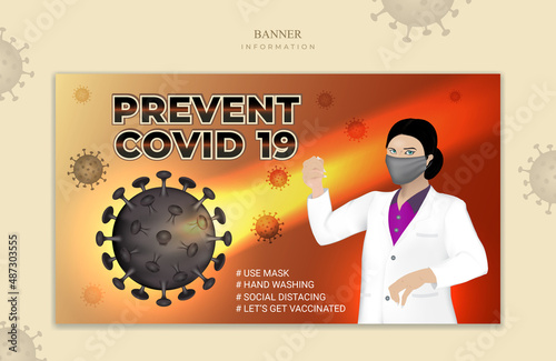 Prevent covid 19 or virus corona