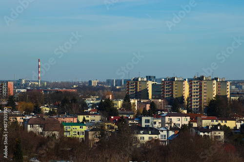 Poland, Lublin city view on a sunny day.