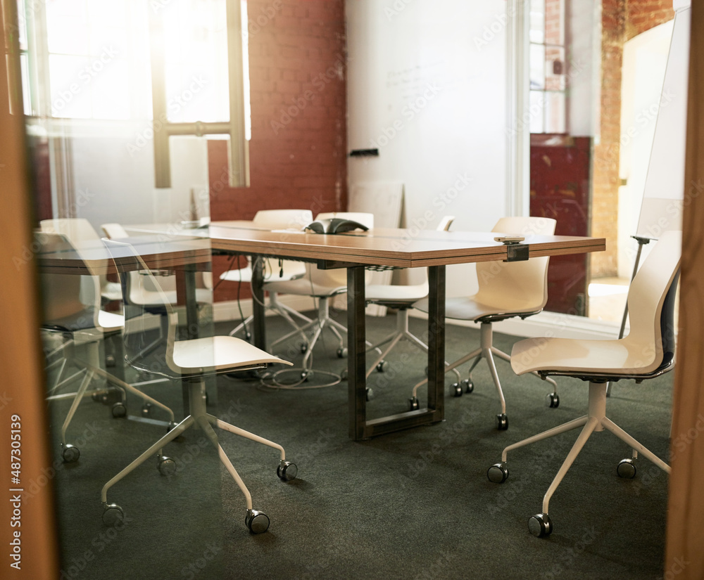 Where ideas happen. Shot of a modern office with no people inside. Where ideas happen. Shot of a modern office with no people inside.